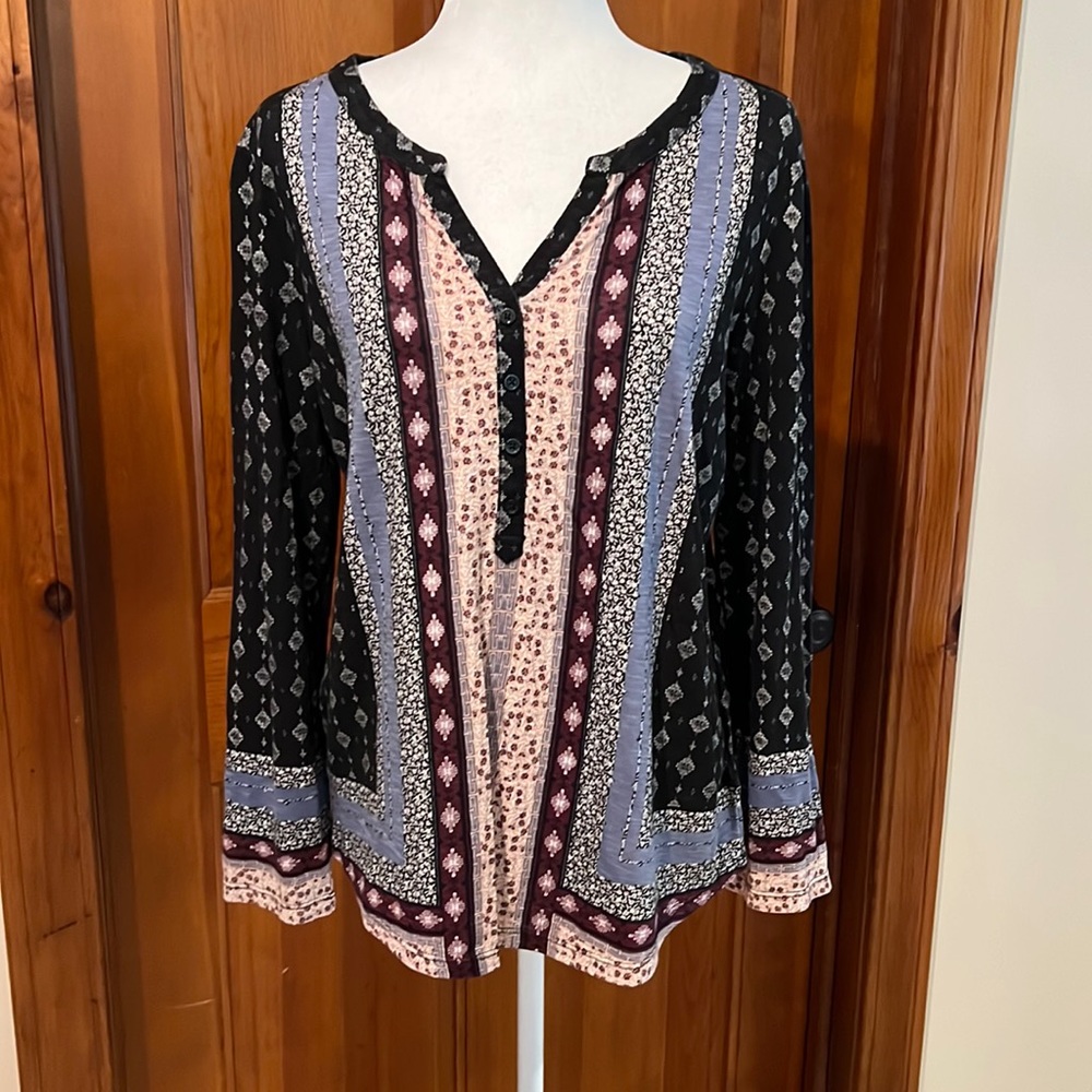 Style & Co Patterned Top